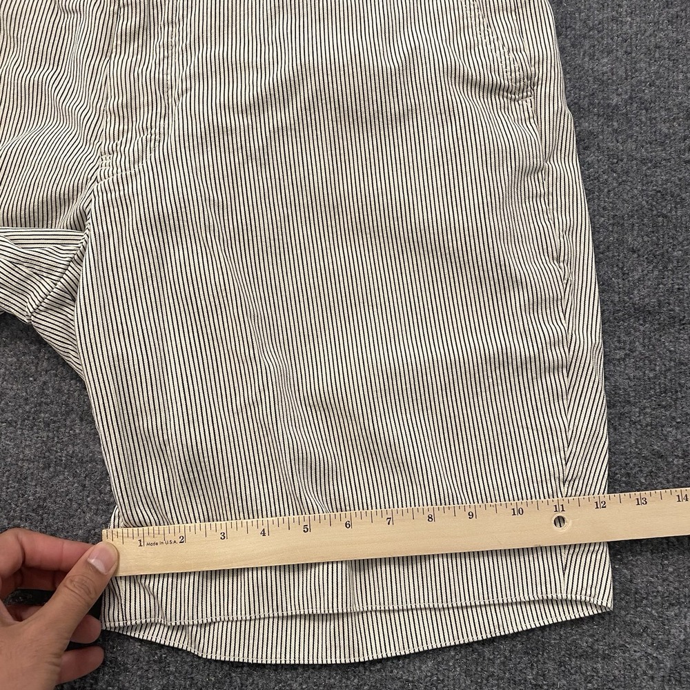 Vintage Y2K Polo Ralph Lauren Vertical Striped Baggy Loose Fit Shorts Mens Sz 38 - Picture 11 of 13